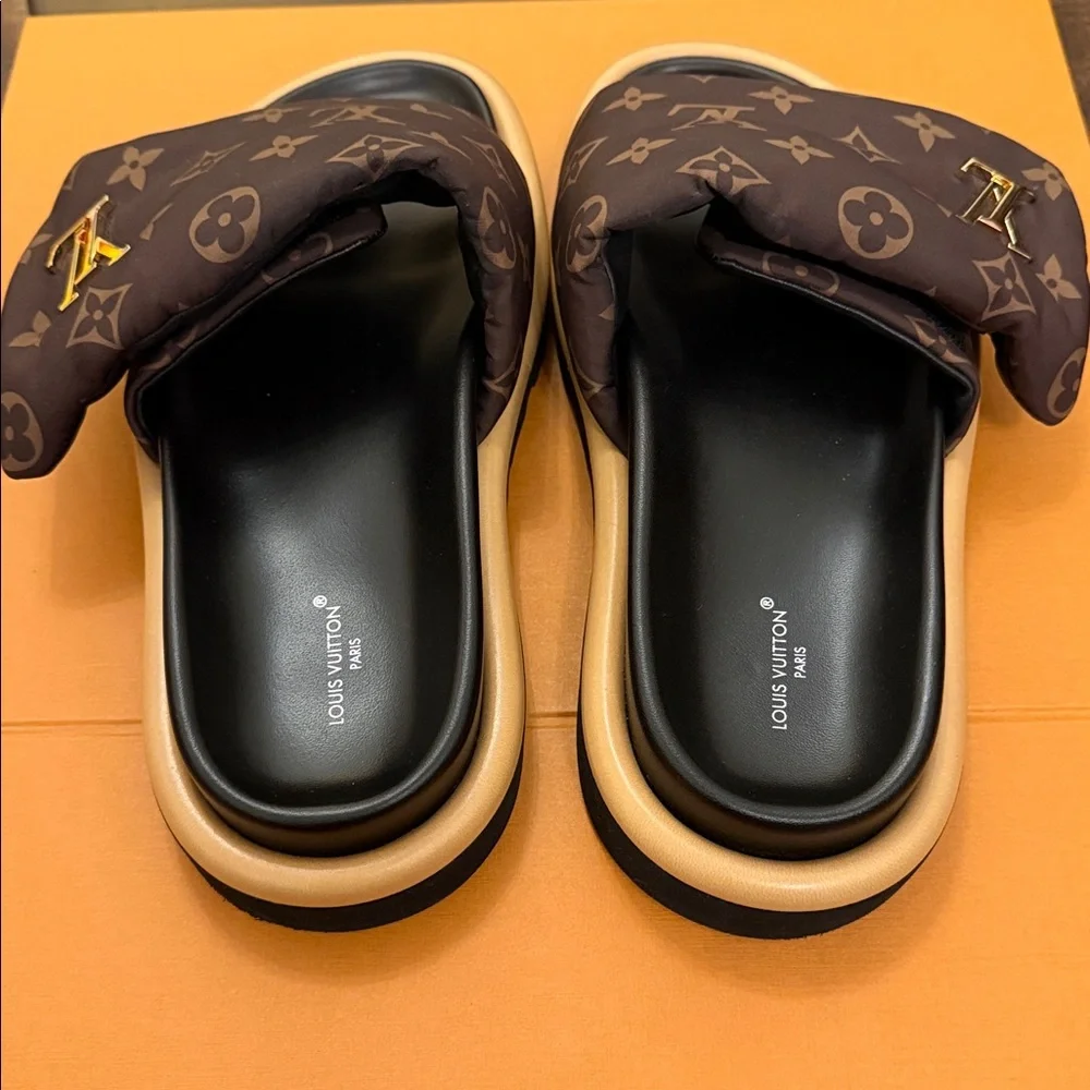 Louis Vuitton Pool Pillow Flats Monogram Sandals size-39 - Picture 5 of 7